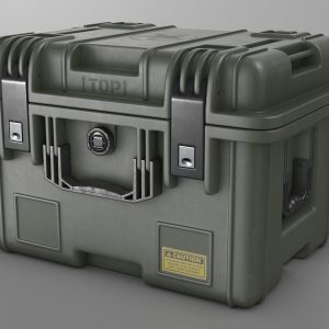 Military Crate High Poly 3D model