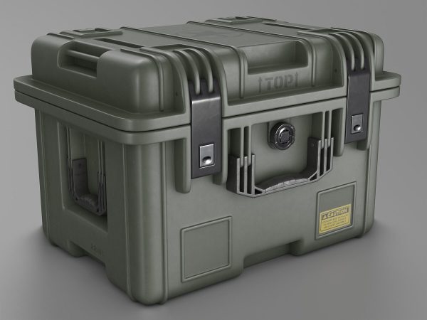 Military Crate High Poly 3D model