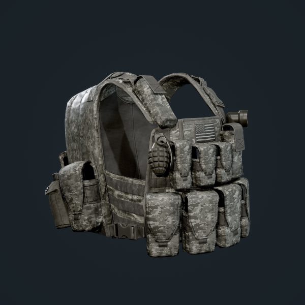 Military Gear Equipment Vest Game Ready