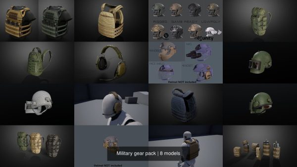 Military gear pack