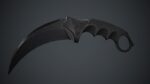 Military Karambit Knife PBR Game Ready