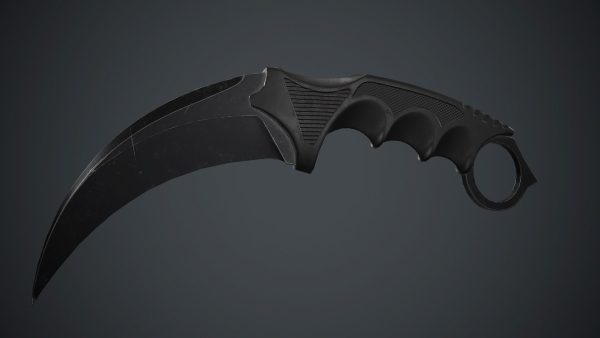 Military Karambit Knife PBR Game Ready