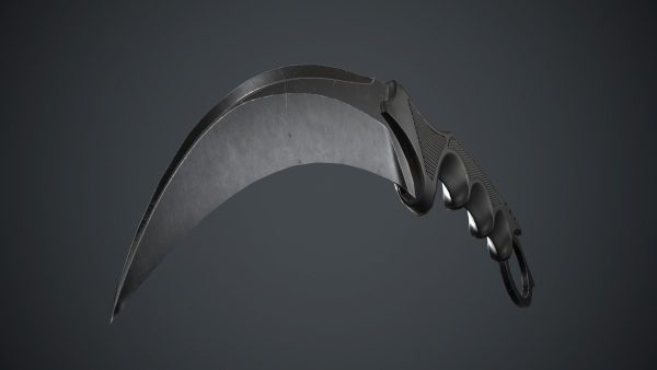 Military Karambit Knife PBR Game Ready