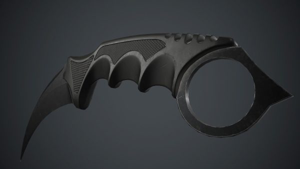 Military Karambit Knife PBR Game Ready