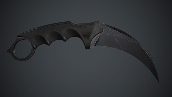 Military Karambit Knife PBR Game Ready