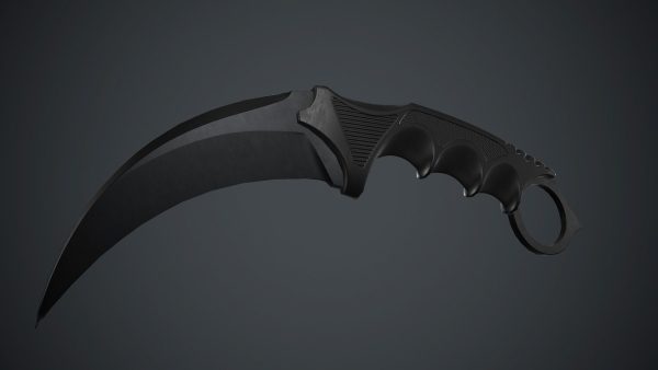 Military Karambit Knife PBR Game Ready