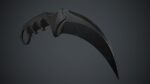 Military Karambit Knife PBR Game Ready