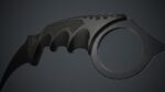 Military Karambit Knife PBR Game Ready