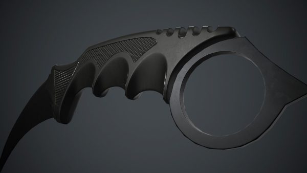 Military Karambit Knife PBR Game Ready