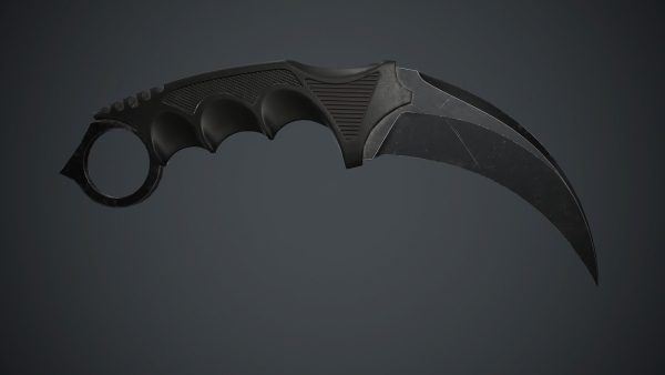 Military Karambit Knife PBR Game Ready