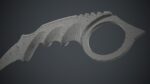 Military Karambit Knife PBR Game Ready