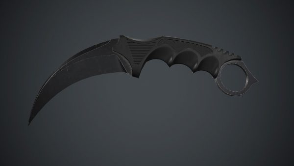 Military Karambit Knife PBR Game Ready
