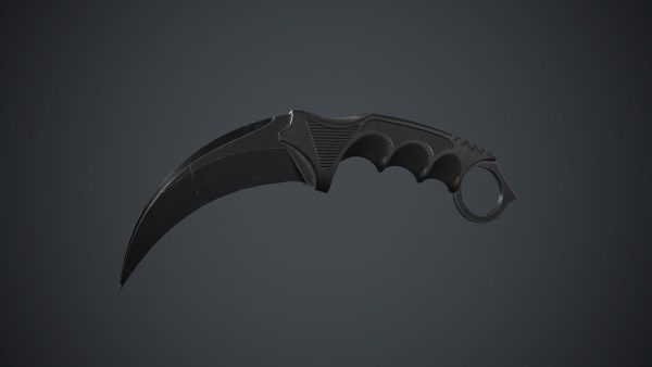 Military Karambit Knife PBR Game Ready