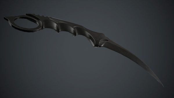 Military Karambit Knife PBR Game Ready