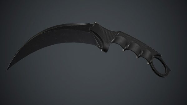 Military Karambit Knife PBR Game Ready