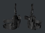 Military Police Gun Holster Game Ready 02