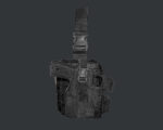 Military Police Gun Holster Game Ready 02