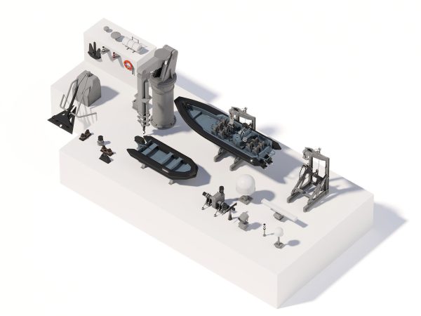 Military ship equipment asset