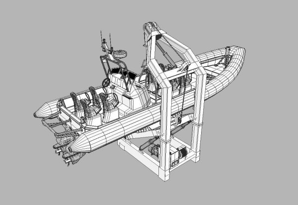 Military ship equipment asset
