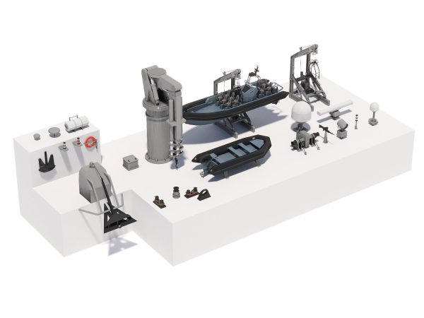 Military ship equipment asset