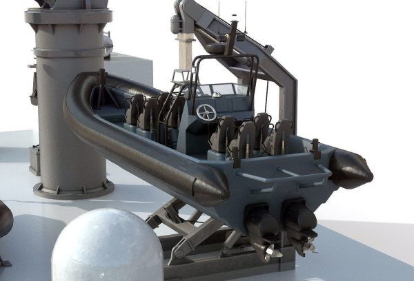 Military ship equipment asset