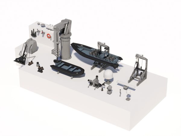 Military ship equipment asset