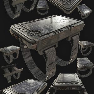 Military wrist tablet