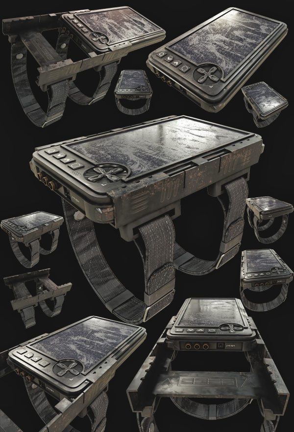 Military wrist tablet