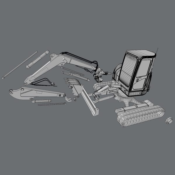 Mini Excavator Deere 50G