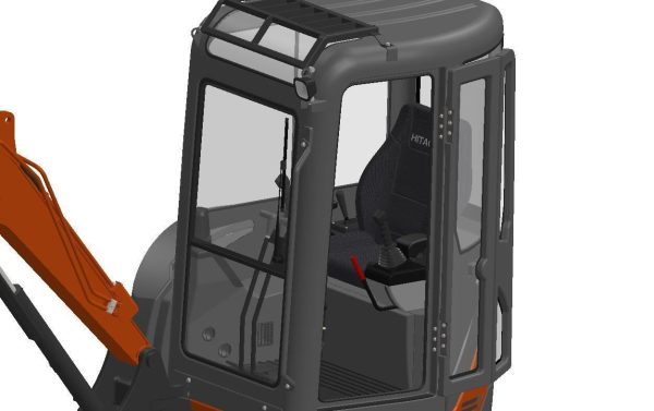 Mini excavator Hitachi Zaxis ZX27U-2  - Extra package version