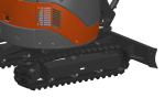 Mini excavator Hitachi Zaxis ZX27U-2  - Extra package version