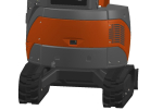 Mini excavator Hitachi Zaxis ZX27U-2  - Extra package version