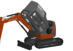 Mini excavator Hitachi Zaxis ZX27U-2  - Extra package version