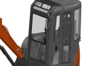 Mini excavator Hitachi Zaxis ZX27U-2  - Extra package version