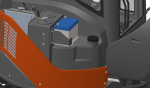 Mini excavator Hitachi Zaxis ZX27U-2  - Extra package version