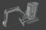 Mini excavator Hitachi Zaxis ZX27U-2  - Extra package version