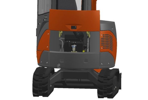 Mini excavator Hitachi Zaxis ZX27U-2  - Extra package version