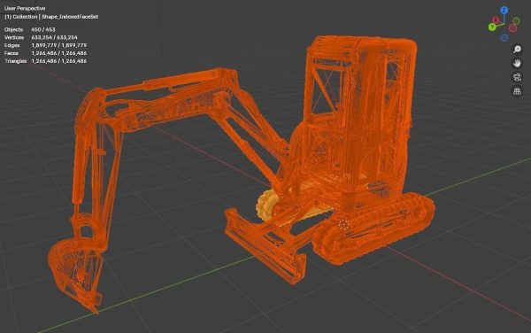 Mini excavator Hitachi Zaxis ZX27U-2 - Simple package version
