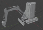 Mini excavator Hitachi Zaxis ZX27U-2 - Simple package version