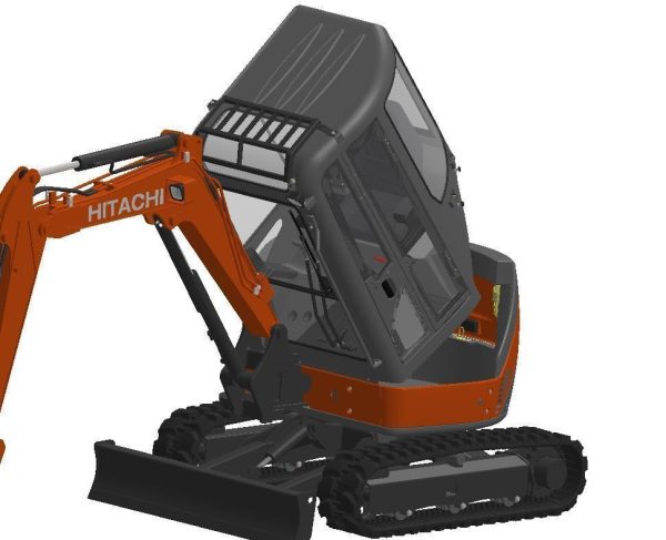 Mini excavator Hitachi Zaxis ZX27U-2 - Simple package version