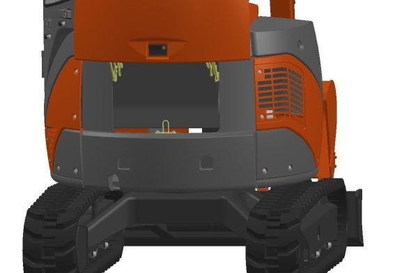 Mini excavator Hitachi Zaxis ZX27U-2 - Simple package version