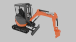 Mini excavator Hitachi Zaxis ZX27U-2 - Simple package version