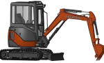 Mini excavator Hitachi Zaxis ZX27U-2 - Simple package version