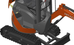Mini excavator Hitachi Zaxis ZX27U-2 - Simple package version