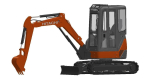 Mini excavator Hitachi Zaxis ZX27U-2 - Simple package version