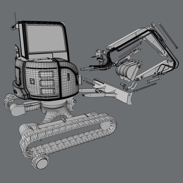Mini Excavator Hitachi ZX55U