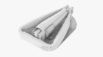 Mini foldable shovel folded