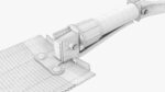 Mini foldable shovel unfolded