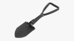 Mini foldable shovel unfolded