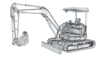 Mini Small Tracked Excavator